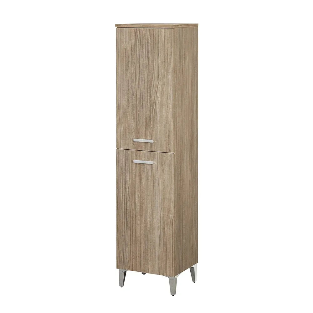 Colonna bagno a terra 150 H rovere tropea con due ante  Martha