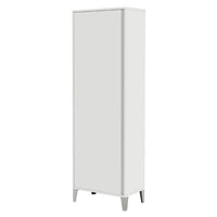 Colonna bagno porta scopa da 60 cm linea Way in bianco lucido