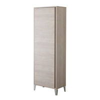 Colonna bagno porta scopa da 60 cm linea Way in rovere chiaro