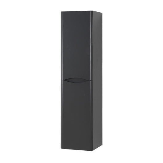 Colonna bagno sospesa 140 cm antracite 2 ante reversibili Zen