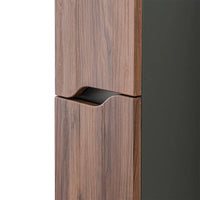 Colonna bagno sospesa alta noce canaletto Minori/Maiori 30x150 cm