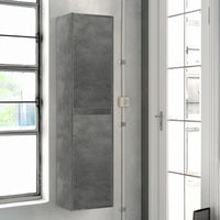 Colonna Bagno sospesa Bolton colore cemento 35x30.5x150H