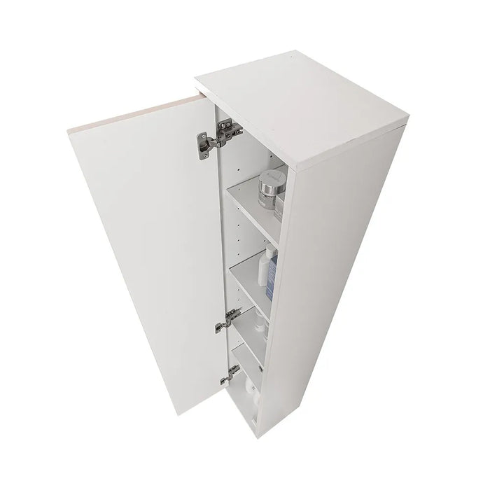 Colonna bagno sospesa h .150 cm Furore tortora con ripiani regolabili