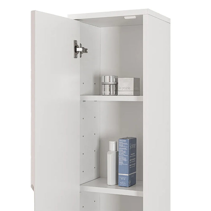 Colonna bagno sospesa h .150 cm Furore tortora con ripiani regolabili