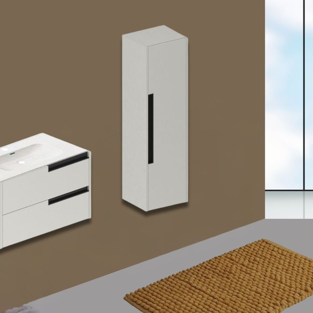 Colonna bagno sospesa Modular colore cashmere 35x30x120H