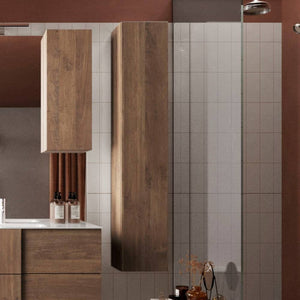 Colonna bagno sospesa Salemi 26x138h colore rovere mercure