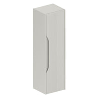 Colonna bagno sospesa Soho colore cashmere opaco effetto cannettato 35x30x120H