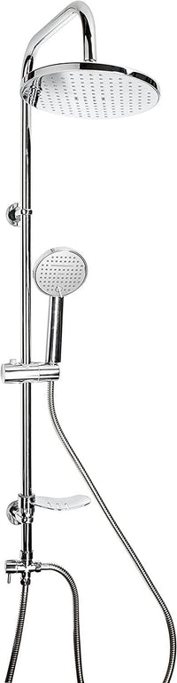Colonna Doccia HORIZON in acciaio cromato e ABS anticalcare metaform
