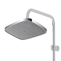 Colonna doccia regolabile H 93 con soffione rettangolare in acciaio