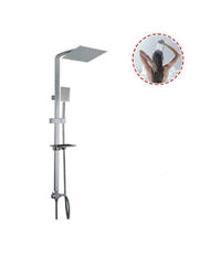 Colonna Doccia Saliscendi Miscelatore Cromato Rubinetto Con Soffione 69126 Bagno         