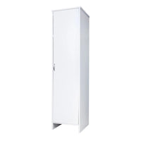 Colonna multiuso 180 cm in PVC con ripiano e vano porta scope Kandy
