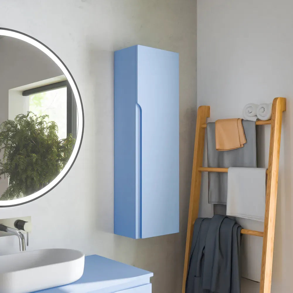 Colonna bagno sospesa altezza 100cm carta da zucchero reversibile | Ardenne