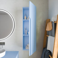 Colonna bagno sospesa altezza 100cm carta da zucchero reversibile | Ardenne