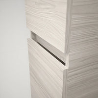 Colonna a terra 136cm con due ante rovere grigio | Sila