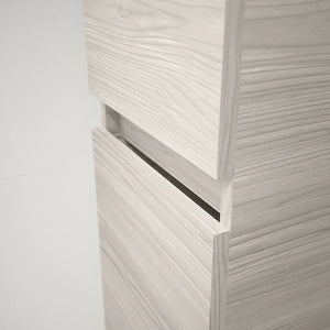 Colonna a terra 136cm con due ante rovere grigio | Sila