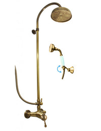 LABE colonna doccia con doccetta in ottone H.111cm