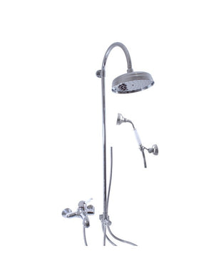 LABE colonna doccia con doccetta H.102 cm maniglia in ceramica