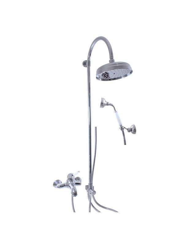 LABE colonna doccia con doccetta H.102 cm maniglia in ceramica