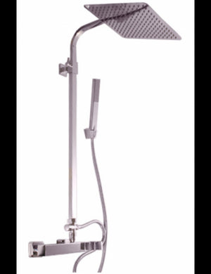 LOIRA colonna doccia a parete 113 cm ottone cromato