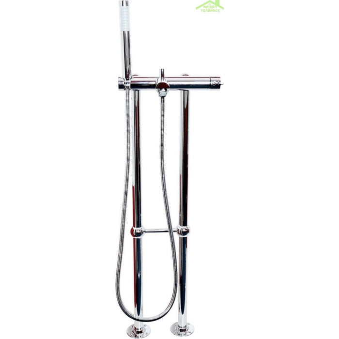 Colonna doccia a colonna SEINA con doccetta in ottone cromato H. 85 cm