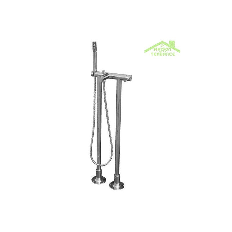 Colonna doccia a colonna SEINA con doccetta in ottone cromato H. 85 cm