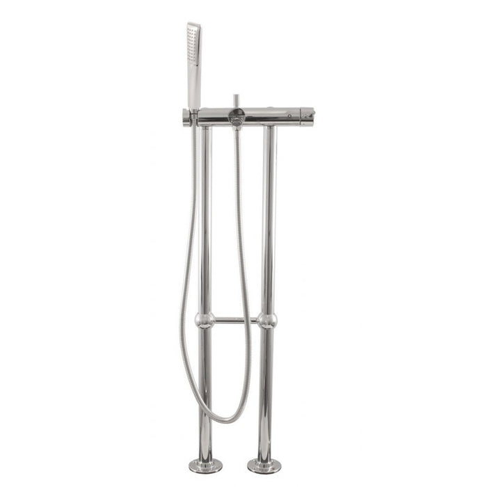 Colonna doccia a colonna SEINA con doccetta in ottone cromato H. 85 cm