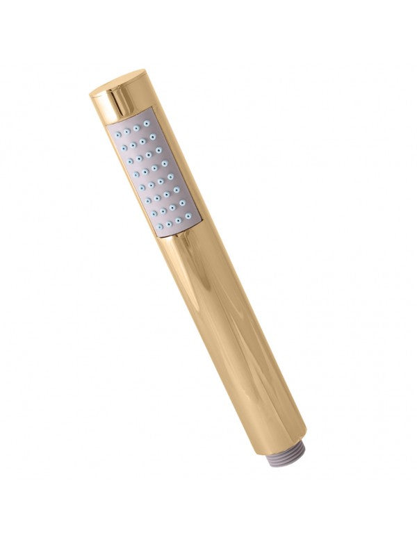 Colonna doccia a colonna SEINA con doccetta in ottone cromato dorato H. 85 cm