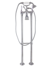 Colonna doccia con colonna doccia MORAVA RETRO cromata con maniglia in ceramica