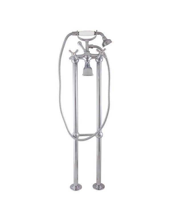 Colonna doccia con colonna doccia in ottone cromato MORAVA RETRO