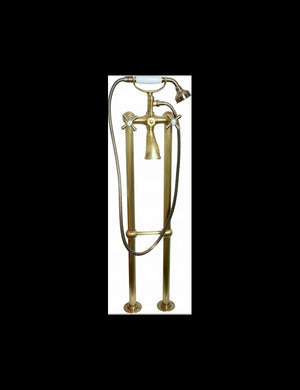 Colonna doccia su colonna in ottone bronzo MORAVA RETRO