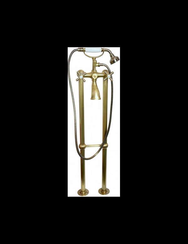 Colonna doccia su colonna in ottone bronzo MORAVA RETRO
