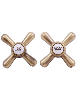 Colonna doccia su colonna in ottone bronzo MORAVA RETRO