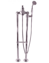 LABE colonna doccia su colonna con doccetta in ottone cromato 110 cm