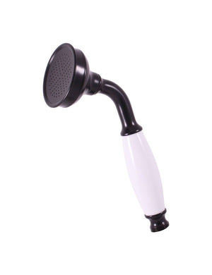 LABE colonna doccia a colonna con doccetta in ottone nero 110 cm