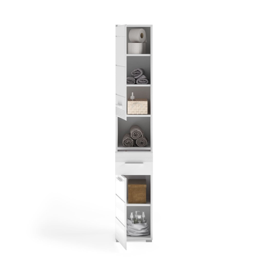 Colonna da bagno - Bianco lucido - KLEANKIN