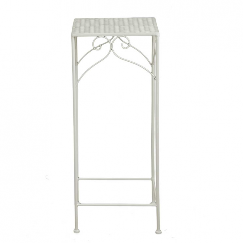 Colonnina metallo milena 1-3 quadra alta bianco cm 30x30h73