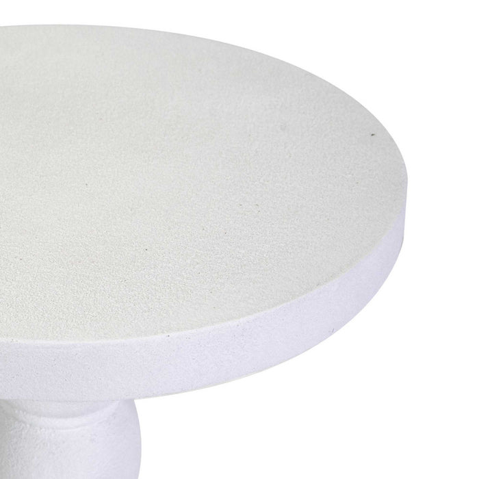 Colonnina resina bianco tondo cm ø49h80,5