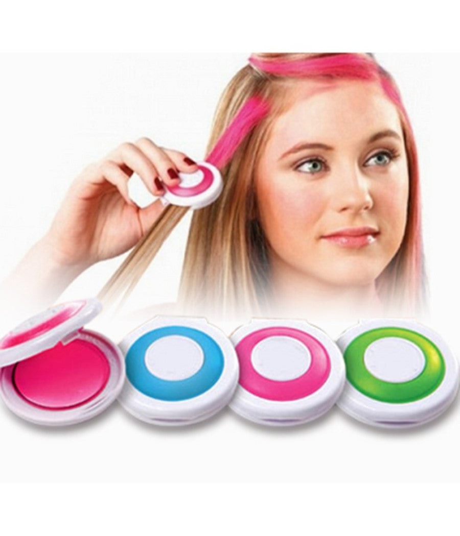 Colori Tinta Temporanei Per Capelli In Quattro Colorazioni Blu Verde Rosa Viola         