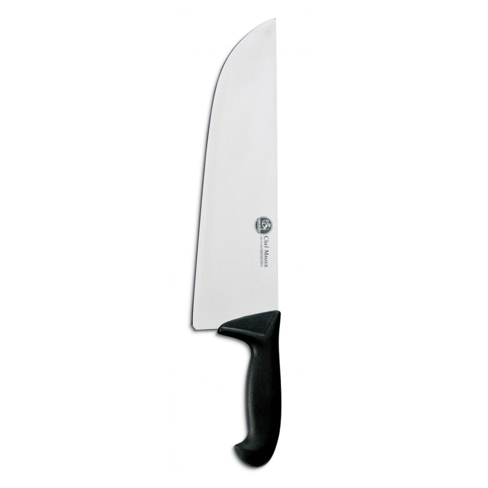 COLTELLO MEZZO COLPO MACELLAIO PROFES. ACCIAIO INOX MANICO ATOSSICO 32cm AUSONIA 067448
