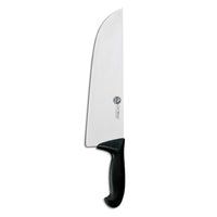 COLTELLO MEZZO COLPO MACELLAIO PROFES. ACCIAIO INOX MANICO ATOSSICO 32cm AUSONIA 067448