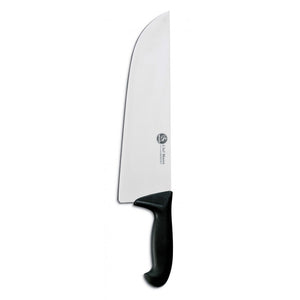 COLTELLO MEZZO COLPO MACELLAIO PROFES. ACCIAIO INOX MANICO ATOSSICO 32cm AUSONIA 067448