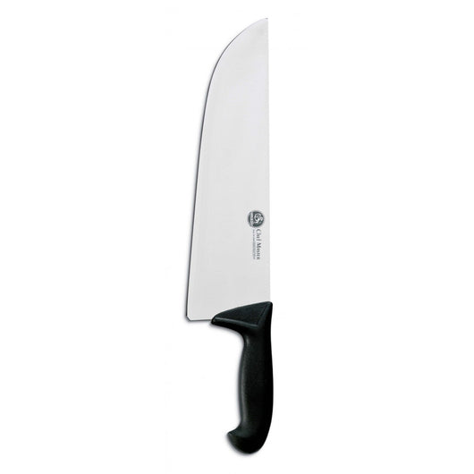 COLTELLO MEZZO COLPO MACELLAIO PROFES. ACCIAIO INOX MANICO ATOSSICO 32cm AUSONIA 067448