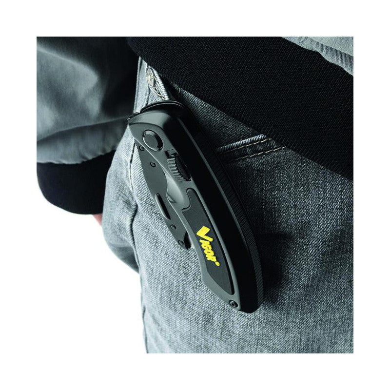 Coltello serramanico Vigor, mod.v-sharp trapezio, 175 mm