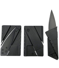 Coltello Tattico A Forma Carta Di Credito Pieghevole Card Knife Campeggio Multi         