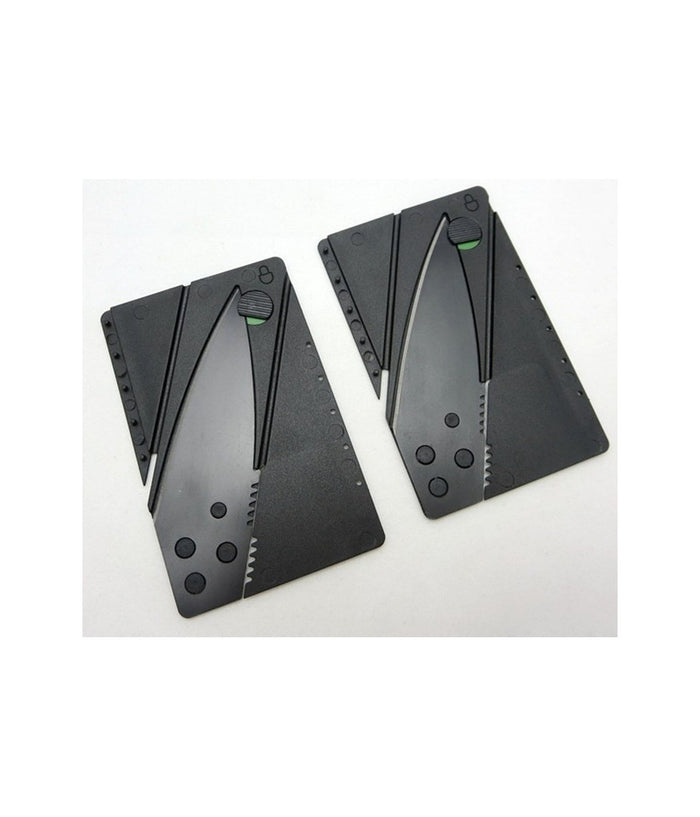 Coltello Tattico A Forma Carta Di Credito Pieghevole Card Knife Campeggio Multi         