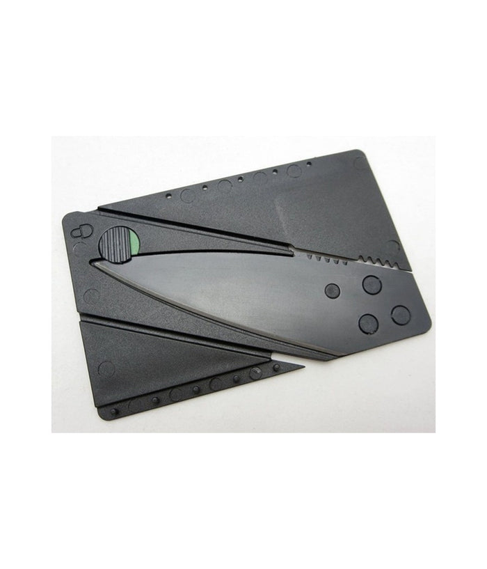 Coltello Tattico A Forma Carta Di Credito Pieghevole Card Knife Campeggio Multi         