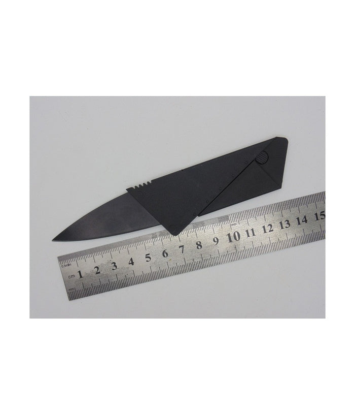 Coltello Tattico A Forma Carta Di Credito Pieghevole Card Knife Campeggio Multi         