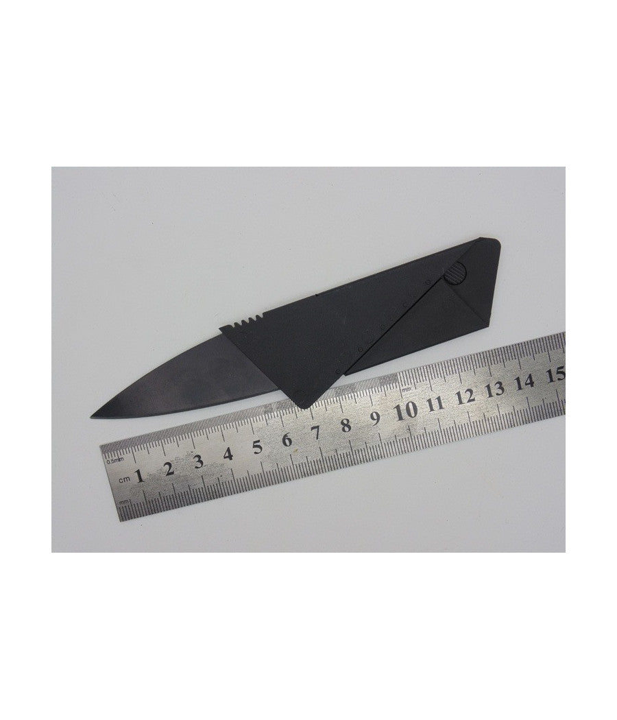 Coltello Tattico A Forma Carta Di Credito Pieghevole Card Knife Campeggio Multi         