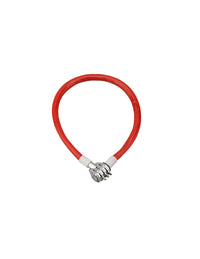 Antifurto bici a combinazione 0,50m cavo d'acciaio colorato, 3 cifre - THIRARD