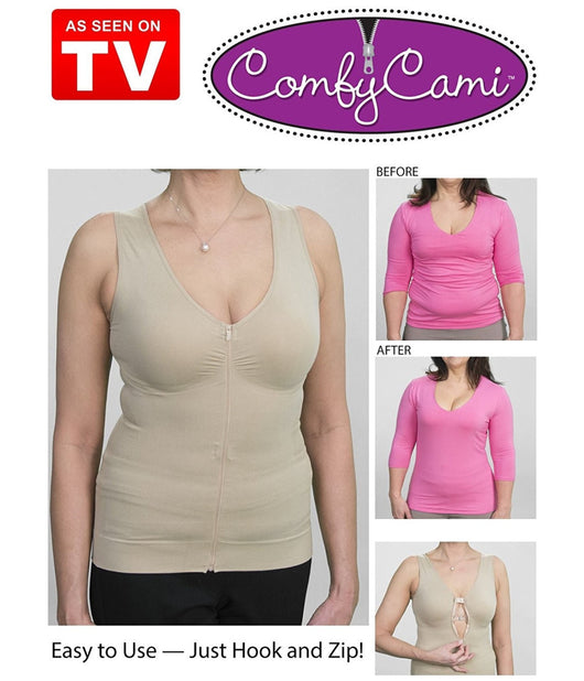 Comfy Cami Donne Body Shaper Girovita Stretto Corsetto Colore Nero Fianchi Vita     L-xl    